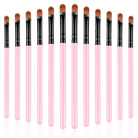 Patelai Other - 12‎ Pieces Small Concealer Brush Bulk Flat Lip Concealer Brush Under Eye